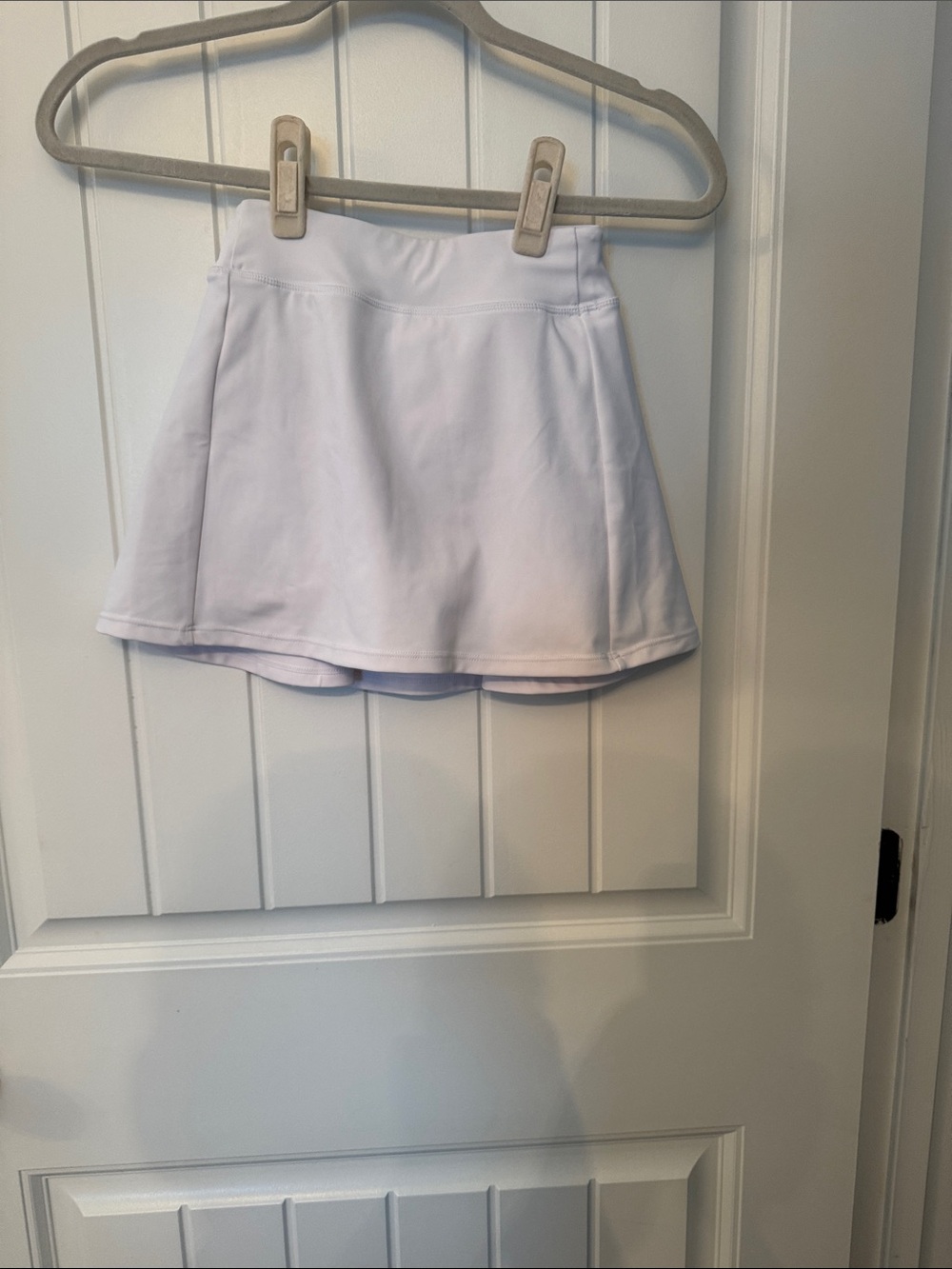 Stelle White Active Skort with Built-In Shorts